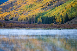 Crystal Lake Autumn Reflection