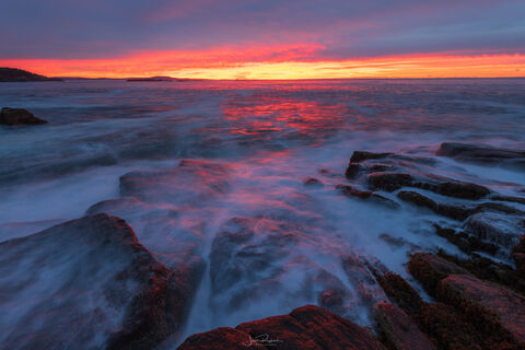 Acadia's Rugged Coastline at Sunrise