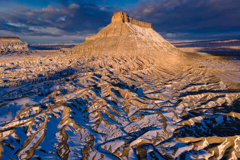 Winter at Factory Butte