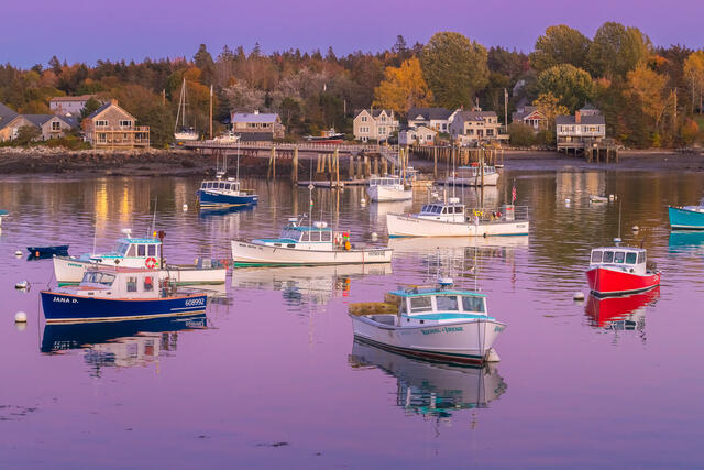 Bass Harbor Twilight