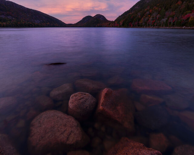Jordan Pond Sunset