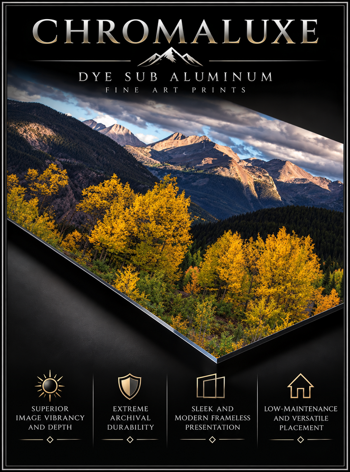 CHROMALUXE METAL FINE ART PRINTS | GALLERY FLOAT