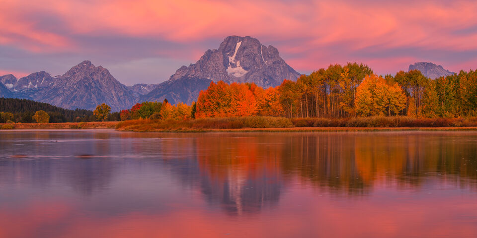 Mount Moran Reflected in Ox Bow Bend